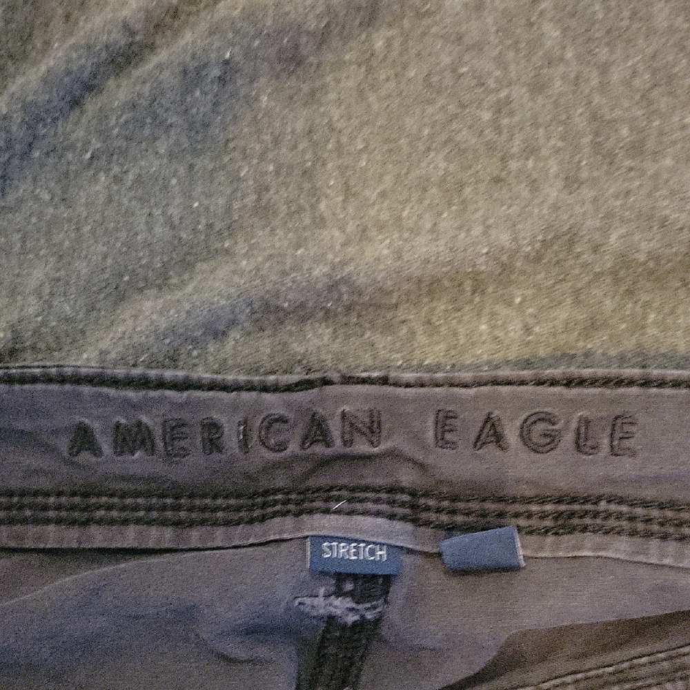 American Eagle Outfitters Women's Charcoal Ankle Jogger Pants - Picture 4 of 7